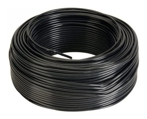 Imagen 1 de 6 de Cable Rollo 100mts 100m Utp Exterior Cat 5e Red Vaina Negra Cctv Rj45 Balun