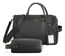 Comprar Kit de Viaje Maletas De Viaje 10 Kg Maleta Carry On Maleta De Mano 100% Piel Yayas Color Negro