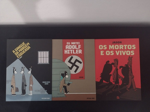 Sshhhh! / Ei Espera / Os Mortos E Os Vivos / Daqui Não Se Chega La / Eu Matei Adolf Hitler / A Gangue Da Margem Esquerda - 6 Hqs De Jason - Mino (Usado)
