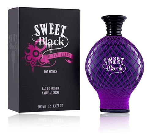 Perfume Sweet Black Feminino New Brand Eau De Parfum 100ml