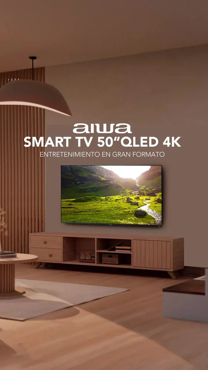 Smart TV AIWA Roku 50" QLED 4K Ultra HD