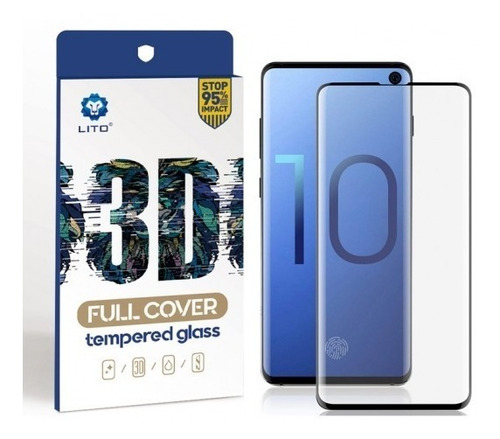 Vidrio Curvo Samsung S10 Plus S10 3d Case Friendly