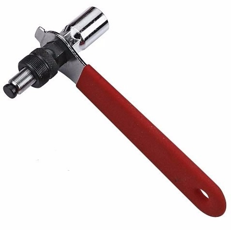 Imagem 2 de 2 de Chave Extrator De Pedivela Ponta Quadrada Shimano Com Cabo