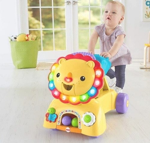 Leon Montable Andadera De Fisher Price 3 En 1 Rie Y Aprende