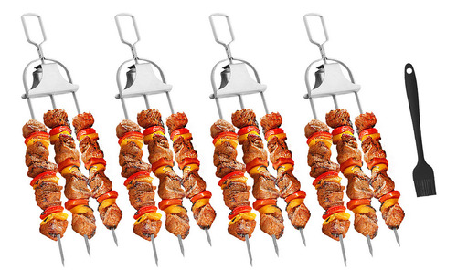 Bs Garfo De Churrasco, Salsichas Para Carne, Aço Inoxidável