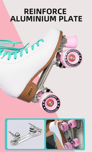 Imagen 7 de 10 de Patines Artisticos Profesionales Aluminio Ruedas Siliconadas