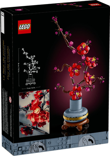 Kit Construcción Lego® Botanicals Flor De Ciruelo Roja 10369
