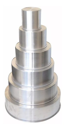 Conjunto De Formas Redondas Altas Com 6 Peças-10cm De Altura
