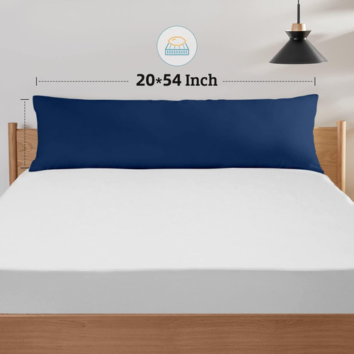 Juego 2 Piezas Funda De Almohada Para Cuerpo De Microfibra