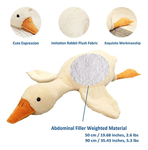 Peluche De Cisne, Peso De 2.6 Libras, Peluche De Cisne Con P