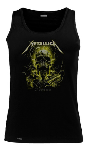 Camiseta Esqueleto Metallica 72 Seasons Metal Rock Sbo