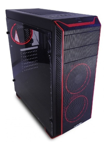 Imagen 4 de 5 de Gabinete Aureox Hebe Arx 340g Midtower 3x Fan 120mm