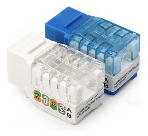 Jack Keystone Rj45 Cat6 Cat6a Cat5e Conector Modular Utp