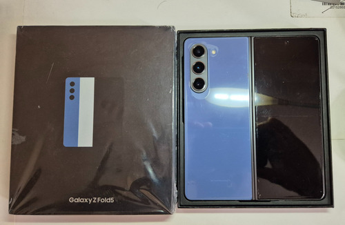 Samsung Galaxy Z Fold 5 256gb Edición Especial Con Sus Plast Azul Acero (Usado)