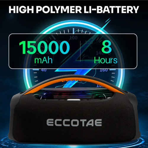 Parlante Altavoz Inalámbrico Portátil Con Micrófono Rgb