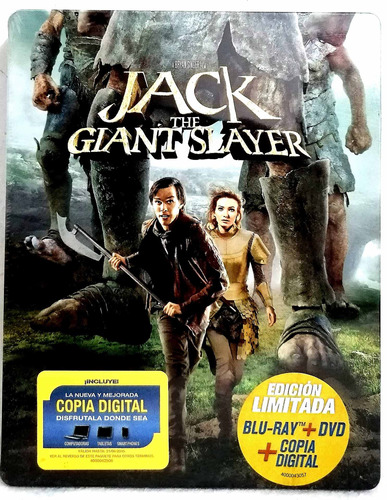 Jack El Cazagigantes Steelbook Coleccionable Blu-ray+dvd+dig