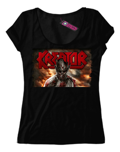 Remera Mujer Kreator Banda Trash Metal T831 Dtg Premium