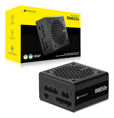 Corsair Rm850e (2025) Atx Power S Totalmente Modular Y Silen