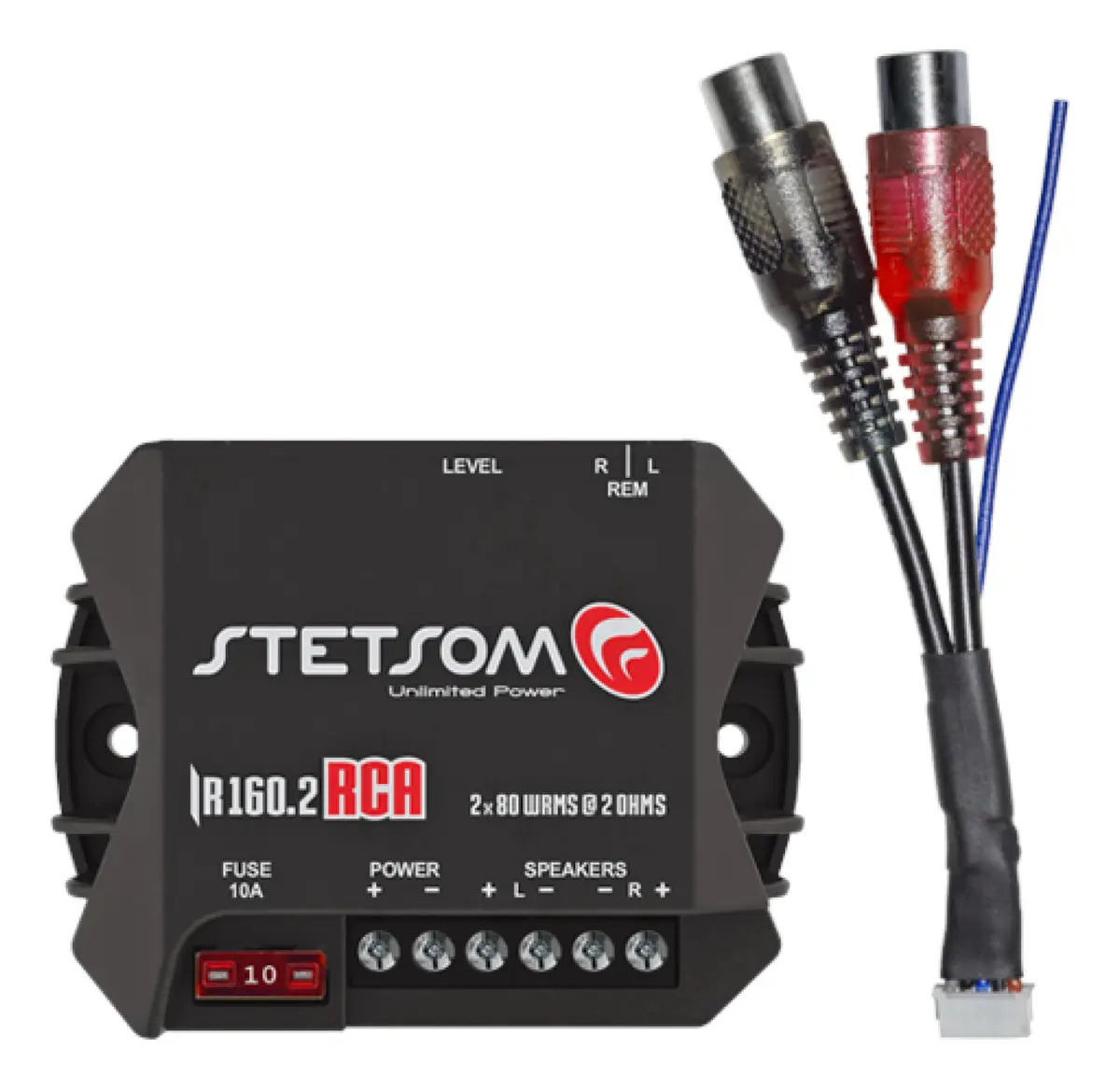 Módulo Amplificador Stetsom Iron IR 160.2 Full Range 160W, 2 Canais