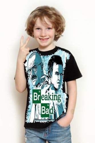 Camiseta Criança Frete Grátis Série Breaking Bad Ii
