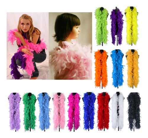 Wyf (o) Decoración De Ropa De Boa Con Plumas De Pavo Para