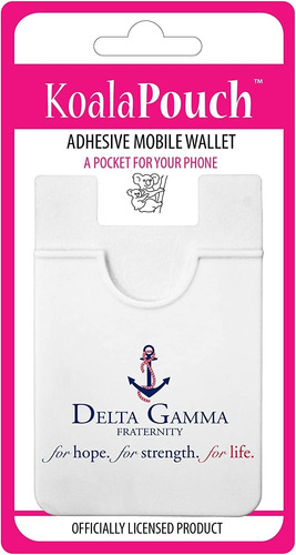 Delta Gamma - Koala Pouch - Billetera Adhesiva Para Teléfono
