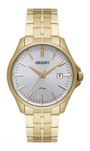 Relógio Orient Masculino Ref: Mgss1155 S1kx Social Dourado