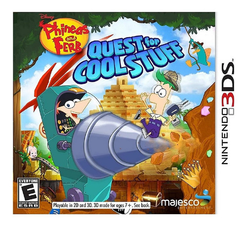 Jogo Phineas And Ferb Quest For Cool Stuff Para Nintendo 3ds