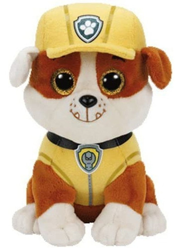 Rubble Cão Boneco Bichinho Pelúcia Tv Patrulha Canina