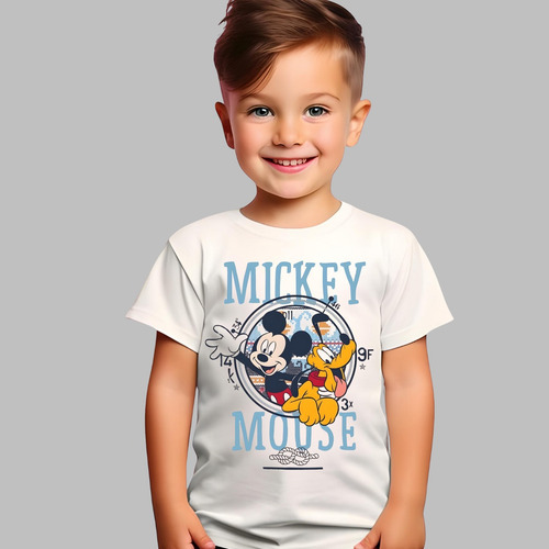 Playera Infantil Mickey Mouse Mickey Y Pluto Disney