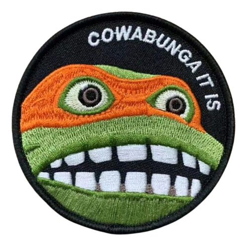 Cowabunga It Is Patch, Parches De Moral, Tacticos, Divertido