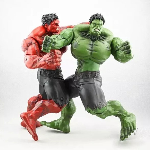 Muñeco Increíble Hulk Red Hulk Rojo Rulk 25 Cm Articulados 