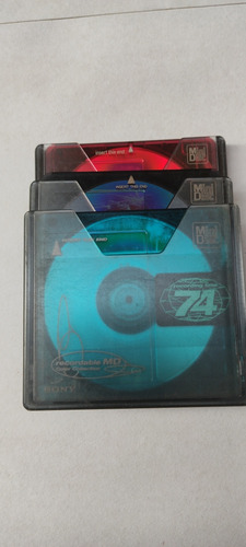 3 Mini Disc Md Sony Regravável 74 Min (Usado)