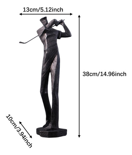 Adorno Con Temática De Golf, Estatua Decorativa De 814b