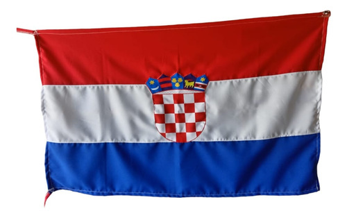 Bandera De Croacia 140 X 80cm En Tela De Buena Calidad