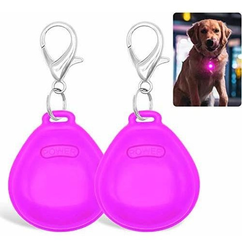 2 Pack Led Collar De Perros, Light Up Dog Tags, 4xfk4