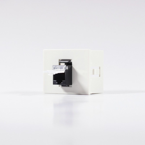 Modulo Cambre Jack Rj45 Toma De Red Blanco Cat 5 Codigo 6929