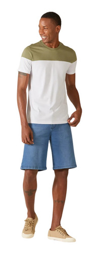 Bermuda Masculina Tradicional Em Jeans Malwee