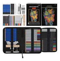 Comprar Kit De Dibujo Prina Con Sketchbook Y Materiales Para Artista
