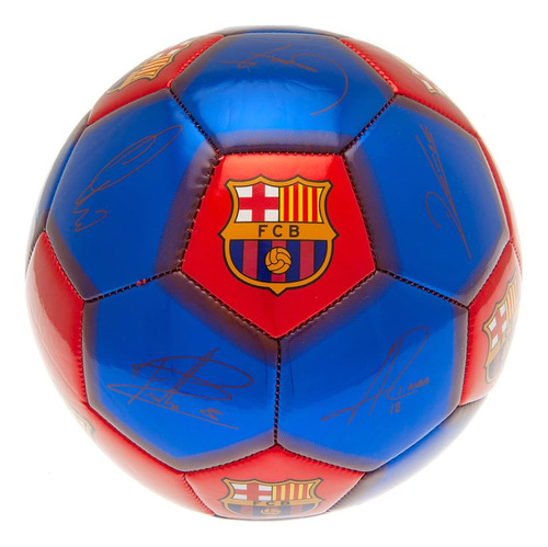 Fc Barcelona Signature Balón De Fútbol, Azul /rojo, 5
