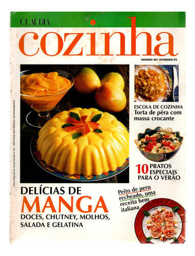 Revista Claudia, Cozinha, Nº 401, 1995