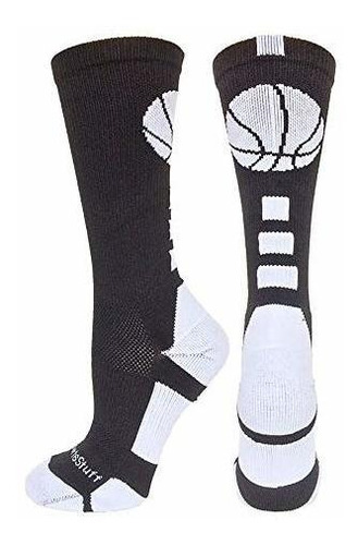 Madsportsstuff Basketball Logo Athletic Crew Calcetines,