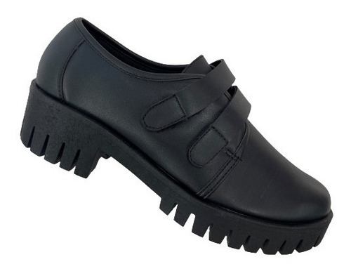 Imagen 3 de 10 de Zapato Casual Dama Felipe Rentería Moda Escolar Velcro Doble