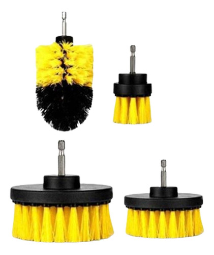 Accesorio Para Cepillo De Taladro, Cepillos De 4 Piezas
