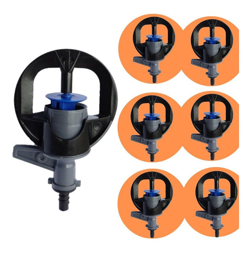 10 Micro Aspersor Irrigação Rotativo 71-162 L/h Irritec