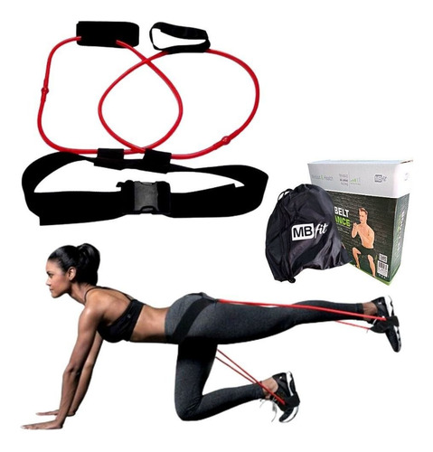 Cinta Levanta Bumbum Elastico Exercicios Gluteos Pernas 20lb