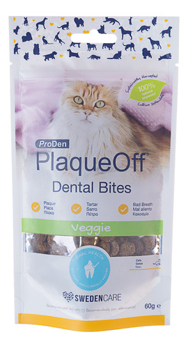 Plaqueoff Dental Bites Gatos 60 Grs