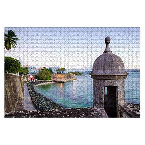 Turret Along Old San Juan Wall In Puerto Rico Old Town Stock