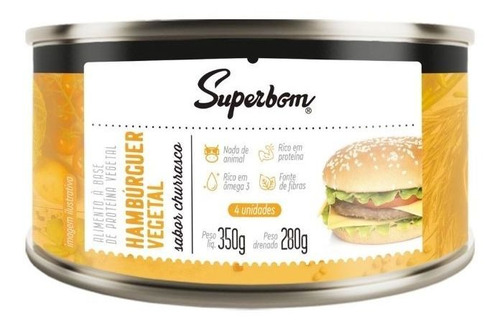 Imagem 1 de 1 de Hamburguer Vegano 350g - Superbom