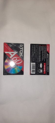 Cassete Virgen Tdk Normal Position A60